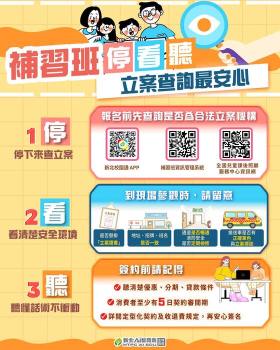 新北學Bar宣導圖卡