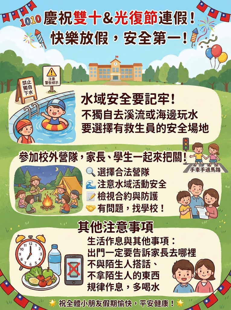 假期安全提醒